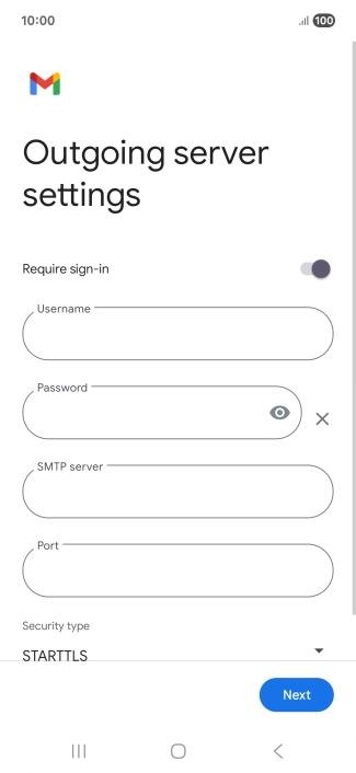 Press the indicator next to Press the indicator next to