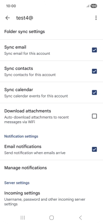 Press the field next to Press the field next to