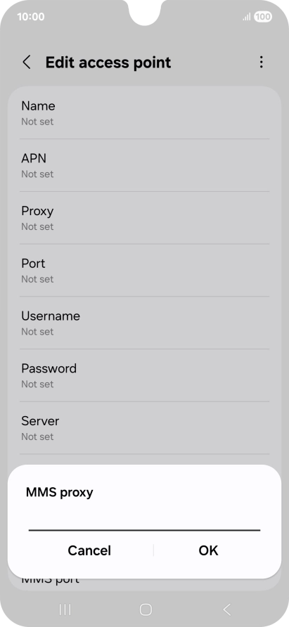 Key in 212.183.137.012 and press OK. Key in 212.183.137.012 and press OK.