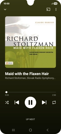 Press arrow right to go to the next audio file. Press arrow right to go to the next audio file.