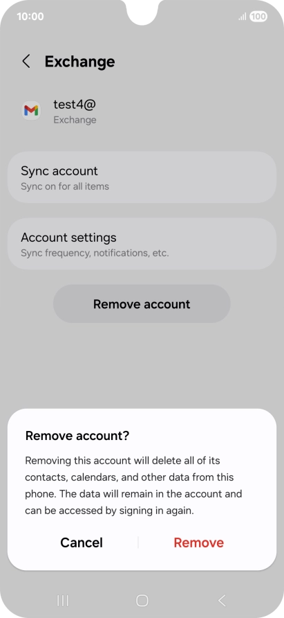 Press Remove. Press Remove.