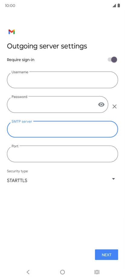 Press the field below Press the field below
