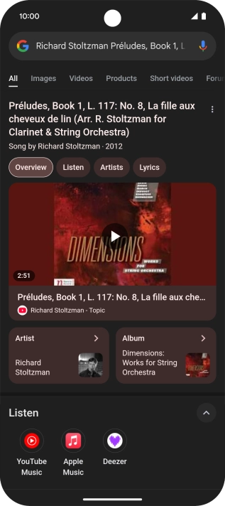 Follow the instructions on the screen to use the search results. Follow the instructions on the screen to use the search results.