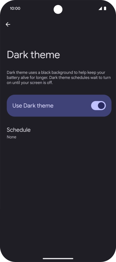 Press the indicator next to Press the indicator next to