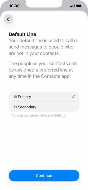 Press Continue. Press Continue.