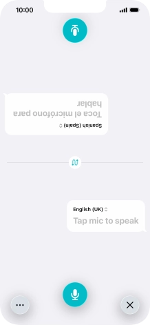 Press the end icon to end two-way view. Press the end icon to end two-way view.