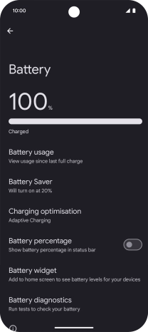 Press Battery Saver. Press Battery Saver.