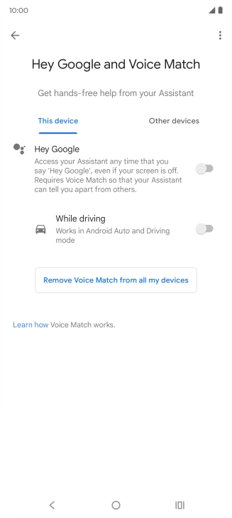 Press the indicator next to Press the indicator next to