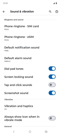 Press Phone ringtone. Press Phone ringtone.