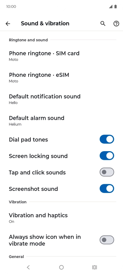Press Phone ringtone. Press Phone ringtone.