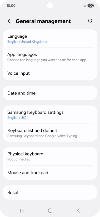 Press Reset. Press Reset.