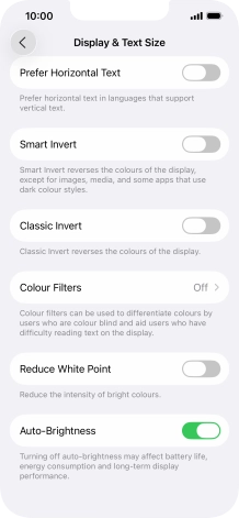 Press the indicator next to Press the indicator next to