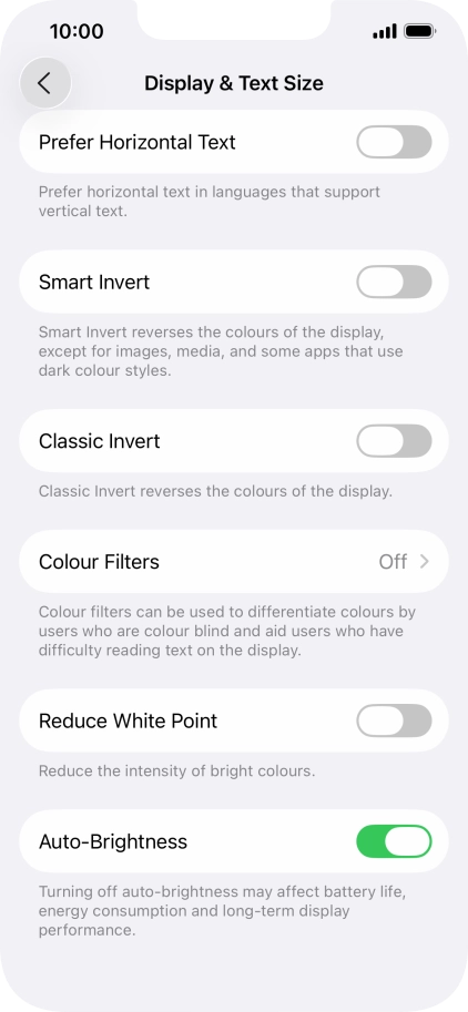 Press the indicator next to Press the indicator next to