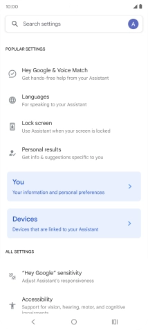 Press Hey Google & Voice Match. Press Hey Google & Voice Match.