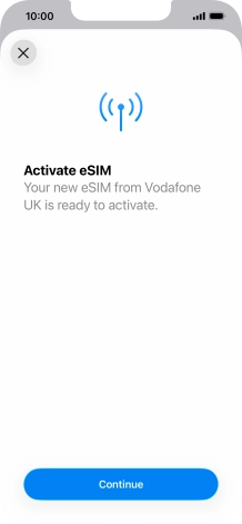 Press Continue. Press Continue.