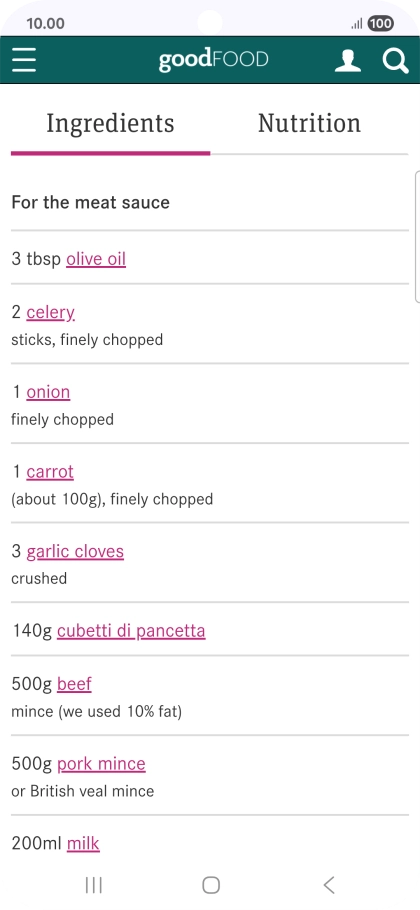 Go to the required screen. Go to the required screen.