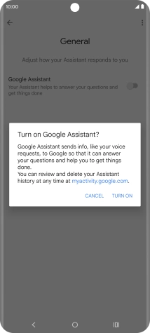 If you turn on the function, press TURN ON. If you turn on the function, press TURN ON.