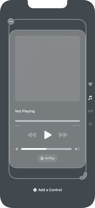 Press the remove icon on the required Control Centre page to remove it from Control Centre. Press the remove icon on the required Control Centre page to remove it from Control Centre.