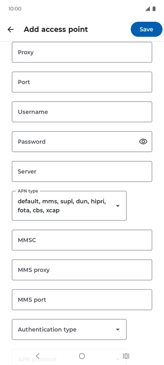 Press the drop down list below Press the drop down list below