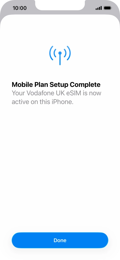 Press Done. Press Done.