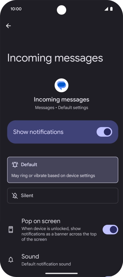 Press Sound and go to the required folder. Press Sound and go to the required folder.