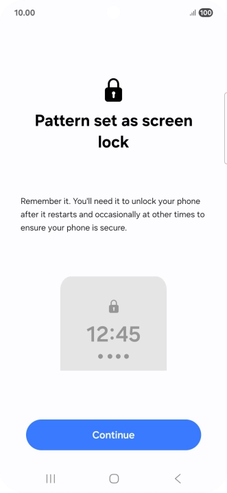 Press Continue. Press Continue.
