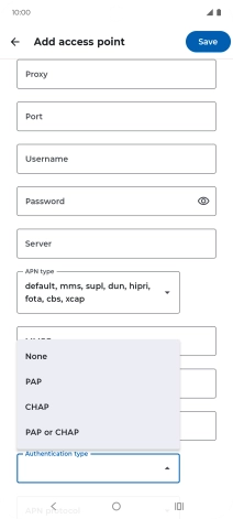 Press PAP. Press PAP.