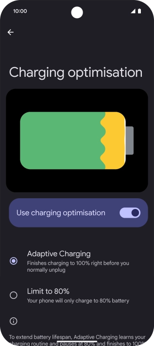 Press the indicator next to Press the indicator next to