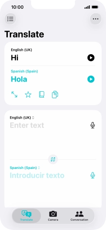 Press the full screen icon. Press the full screen icon.