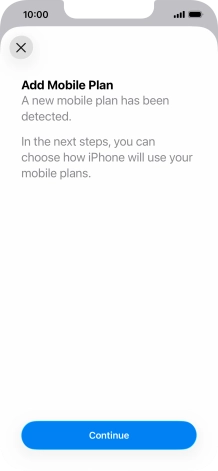 Press Continue. Press Continue.