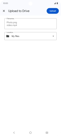 Press Upload. Press Upload.