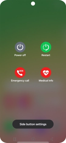 Press Power off. Press Power off.