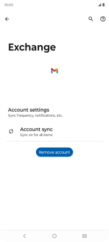 Press Account settings. Press Account settings.