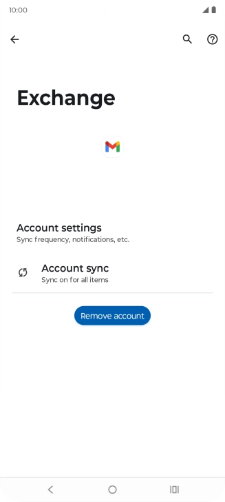 Press Account settings. Press Account settings.