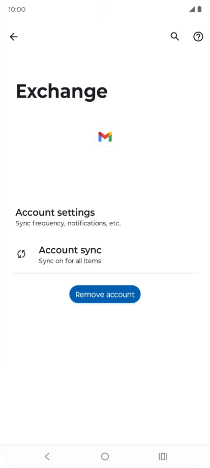 Press Account settings. Press Account settings.