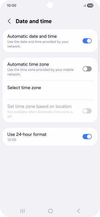 Press the indicator next to Press the indicator next to