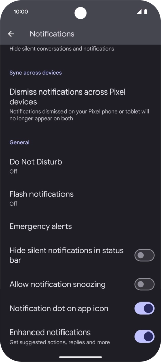 Press Do Not Disturb. Press Do Not Disturb.