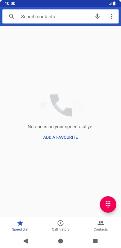 Press the menu icon. Press the menu icon.