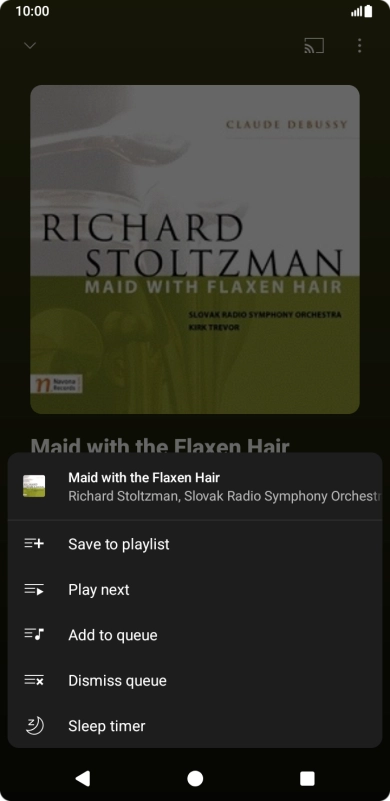 Press the add icon. Press the add icon.