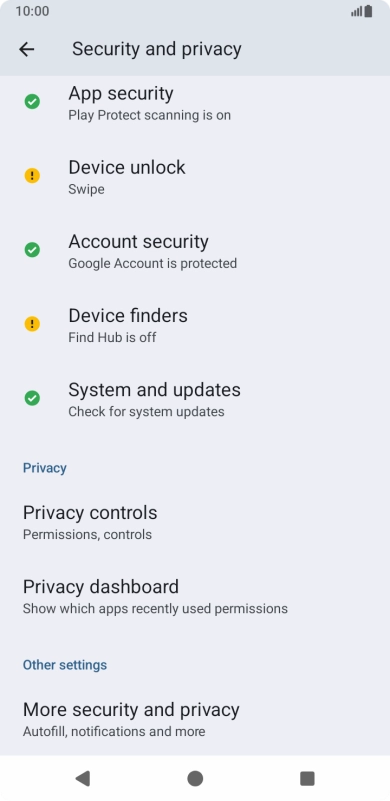 Press More security and privacy. Press More security and privacy.