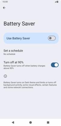 Press the required settings. Press the required settings.