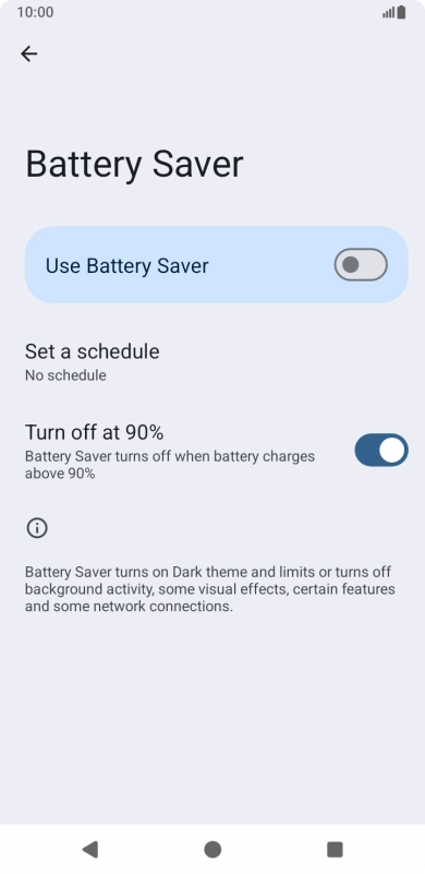 Press the required settings. Press the required settings.