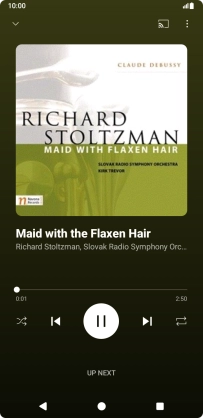 Press arrow right to go to the next audio file. Press arrow right to go to the next audio file.