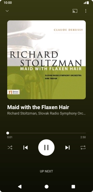 Press arrow right to go to the next audio file. Press arrow right to go to the next audio file.