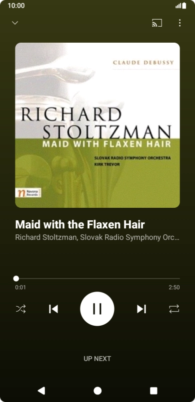 Press arrow right to go to the next audio file. Press arrow right to go to the next audio file.