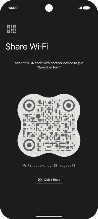 Place the QR code inside the camera frame on the other device to scan the code. Place the QR code inside the camera frame on the other device to scan the code.