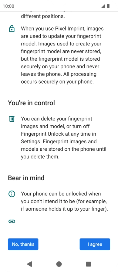 Press I agree. Press I agree.