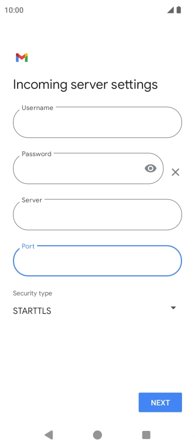 Press the drop down list below Press the drop down list below