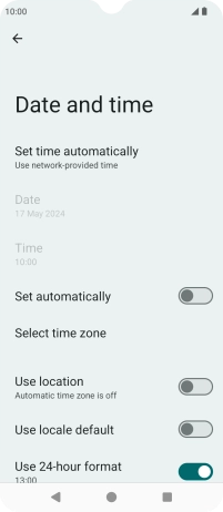 Press the indicator next to Press the indicator next to