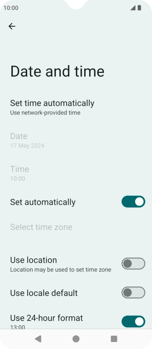 Press the Home key to return to the home screen. Press the Home key to return to the home screen.